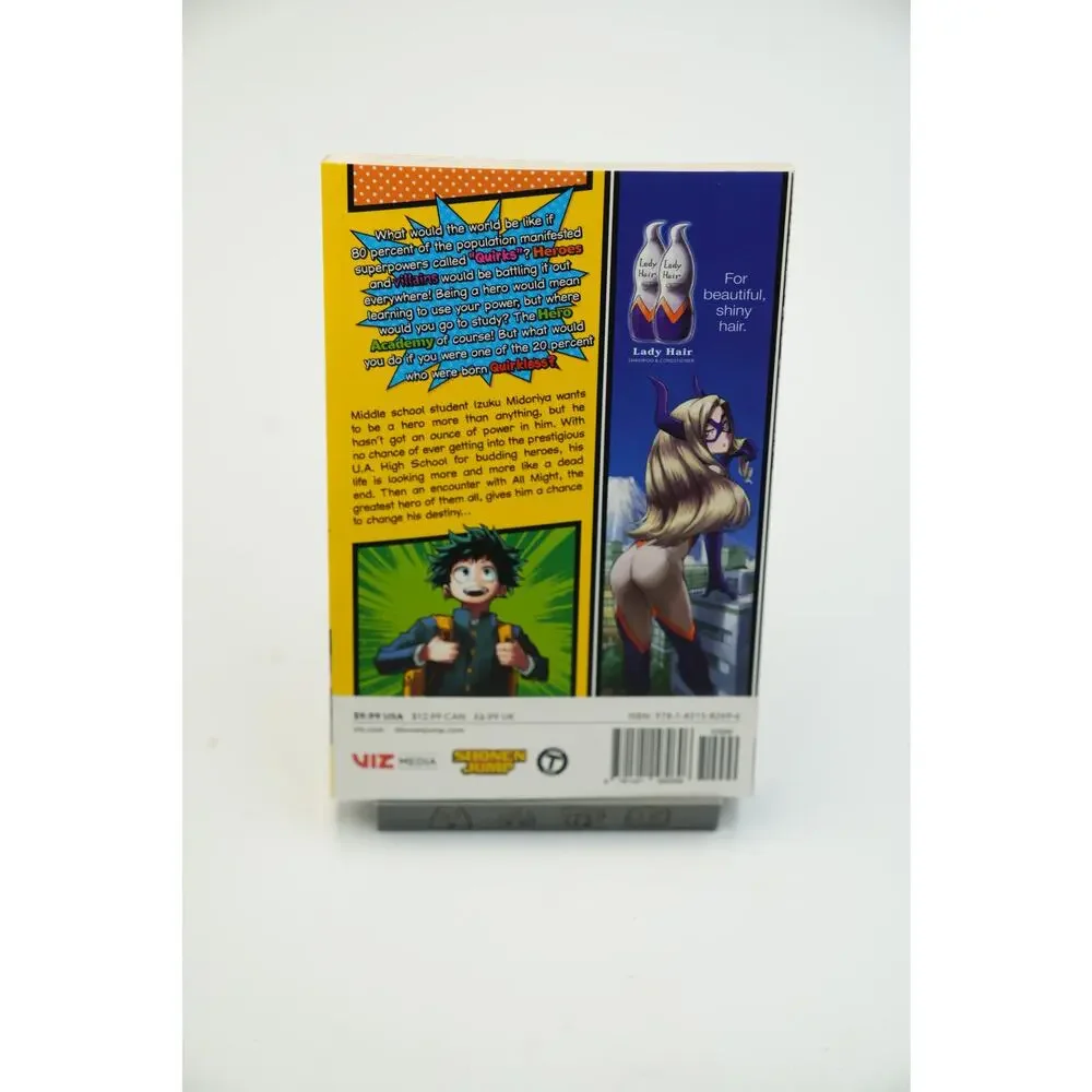 My Hero Academia Manga‎ Vol 1 & 3 Set English VIZ Media Kohei Horikoshi Shonen